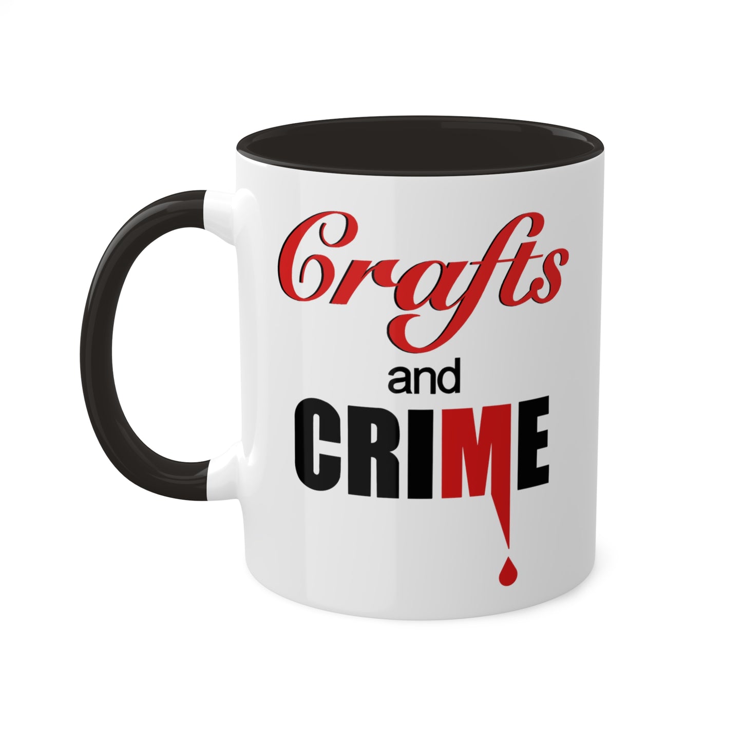 Crafts and Crime™ 11oz Mug- Red