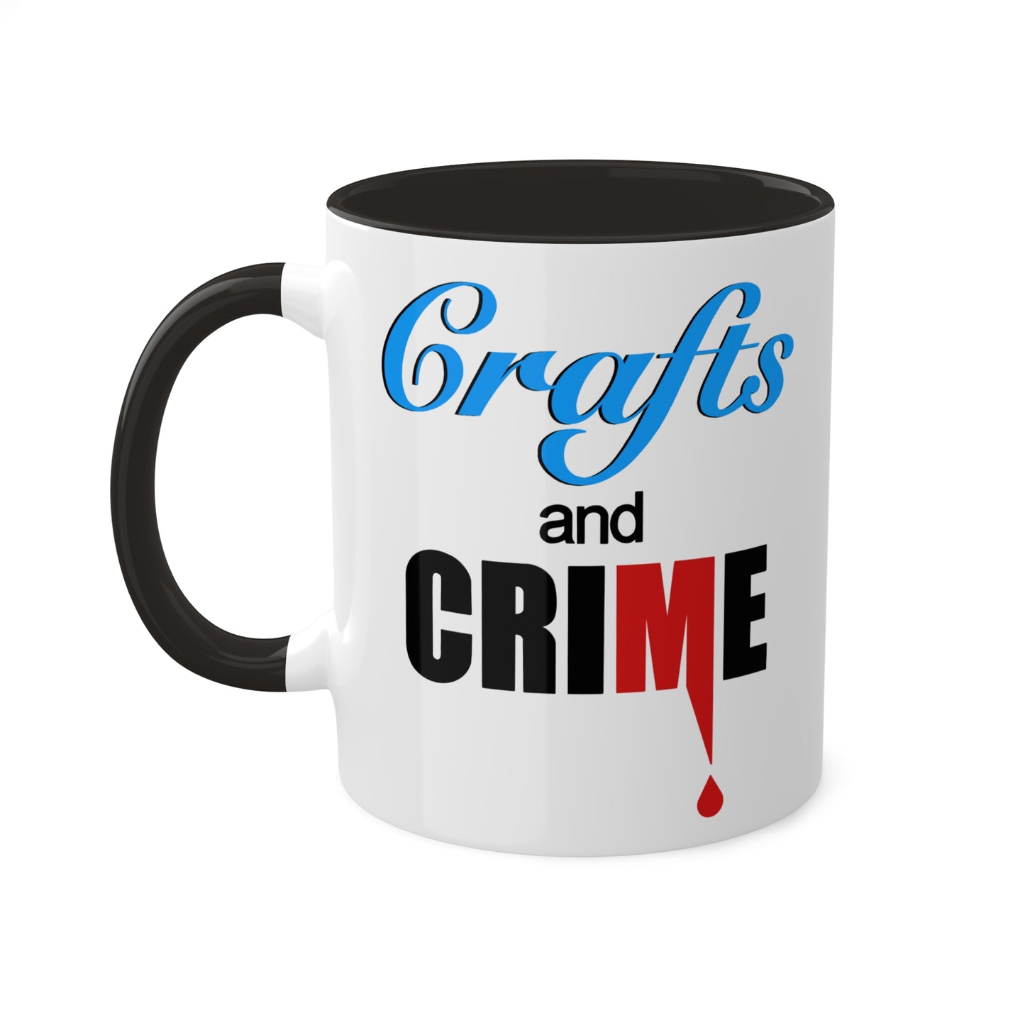 Crafts and Crime™ 11oz Mug- Blue