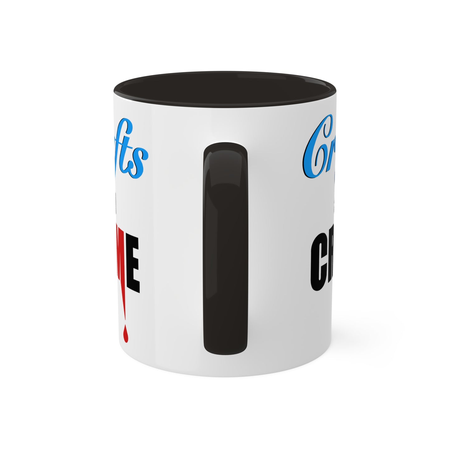 Crafts and Crime™ 11oz Mug- Blue