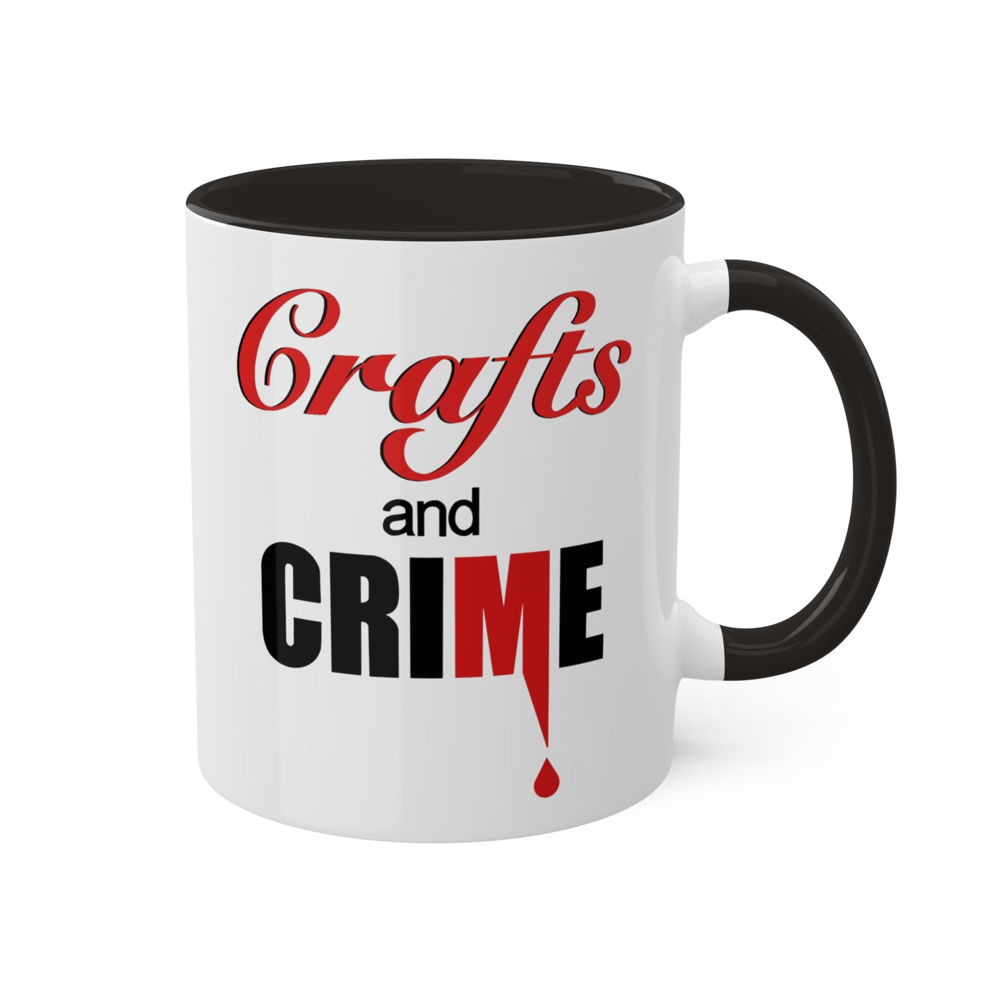 Crafts and Crime™ 11oz Mug- Red