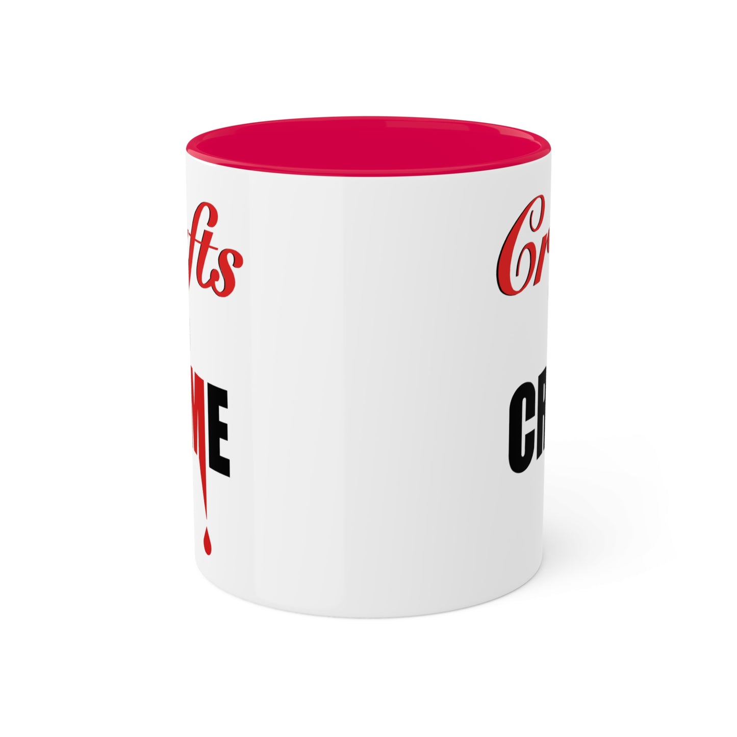 Crafts and Crime™ 11oz Mug- Red