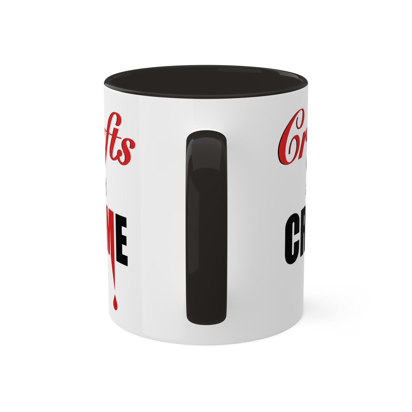 Crafts and Crime™ 11oz Mug- Red