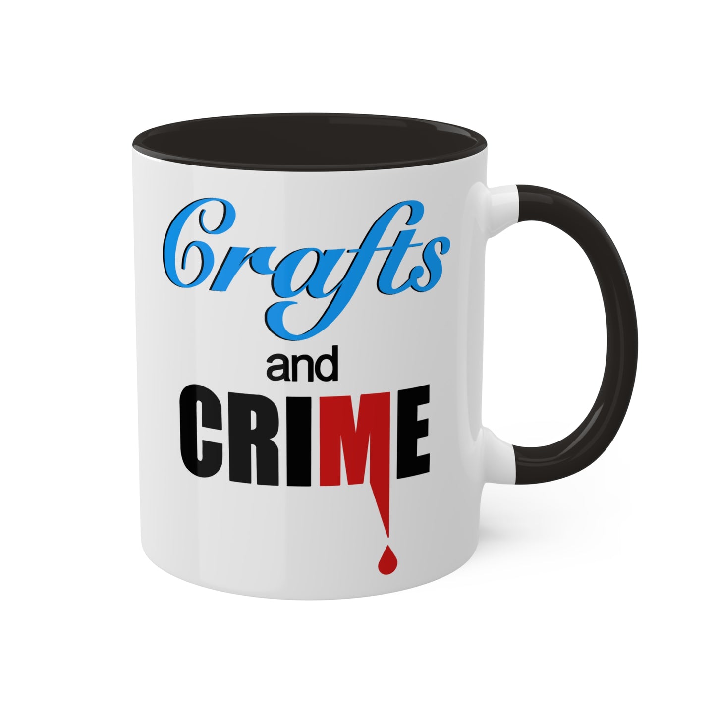 Crafts and Crime™ 11oz Mug- Blue