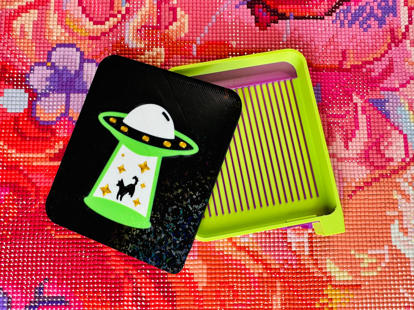 UFO Beam Me Up Diamond Art Tray V.2