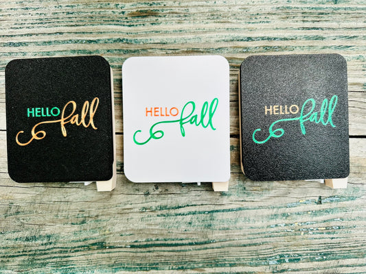 Hello Fall Standard Tray