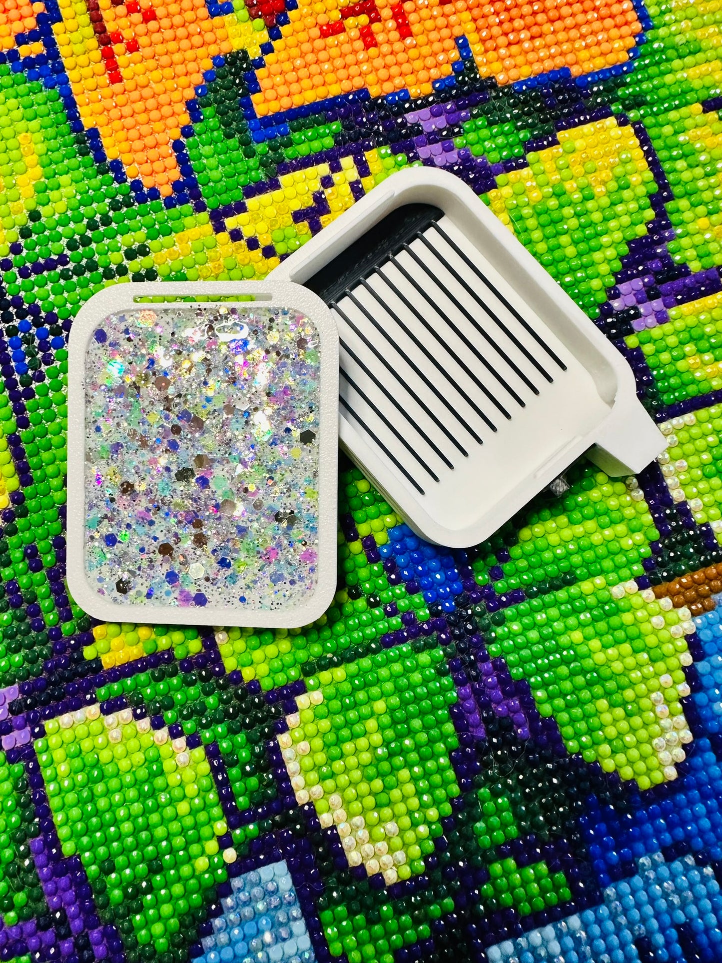 Small Diamond Art Tray- Meteor Shower