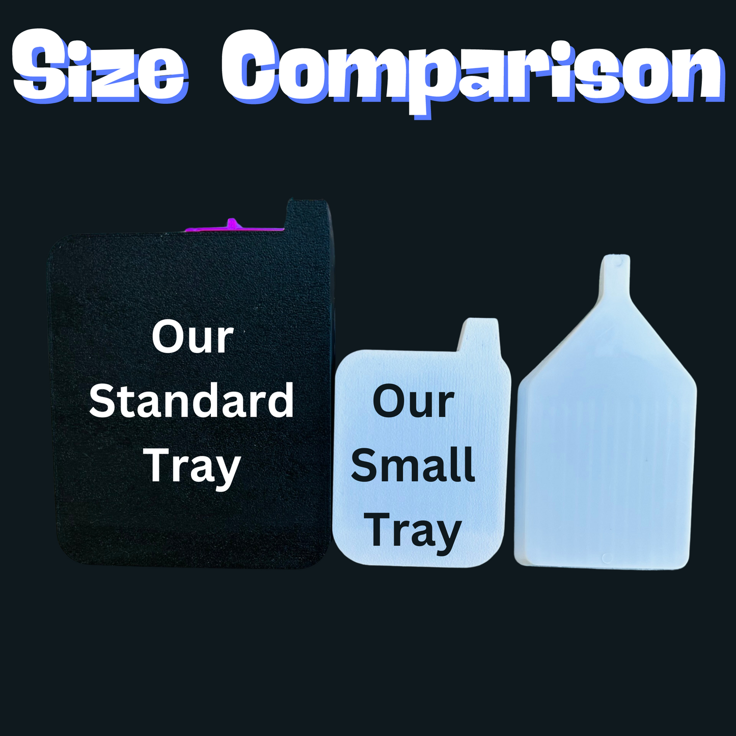 diamond art tray size comparison  